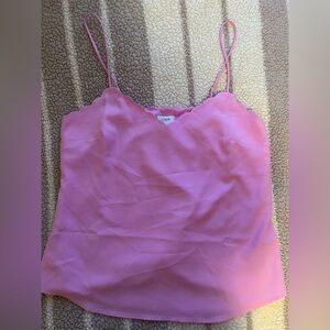 JCrew scalloped tank